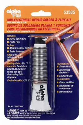 0.9-Ounce Leaded Solder Tube – .062-Inch Diameter, Non-Electrical Grade 1