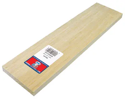 1/8-Inch Thick Balsawood Sheet – 4 X 36 Inches 1
