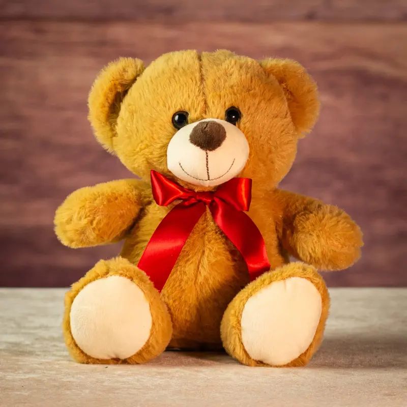 10-Inch Brown Sweetheart Bear Plush 1