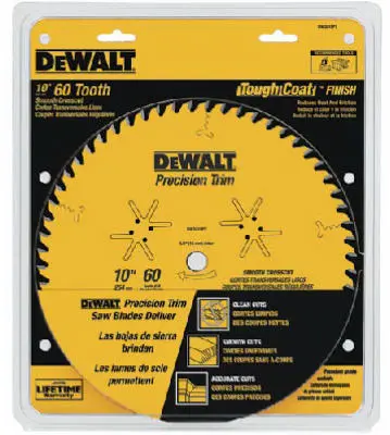 10-Inch Woodworking Saw Blade – 60-Tooth Carbide-Tipped For Precision Cuts 1