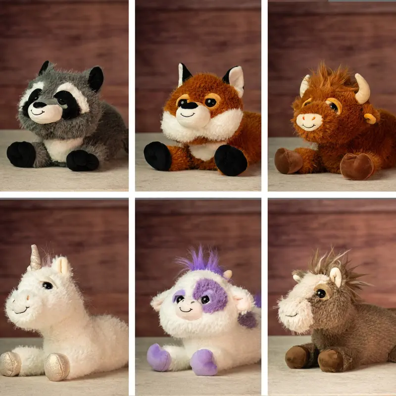 12-Inch Laying Cozy Critters Collection Set 1