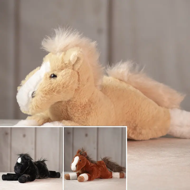 16-Inch Lying Horse Assortment Plush 1