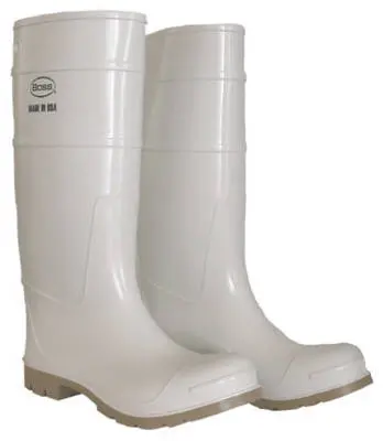16-Inch Waterproof White Work Boot – Size 10, Comfort-Fit Design 1