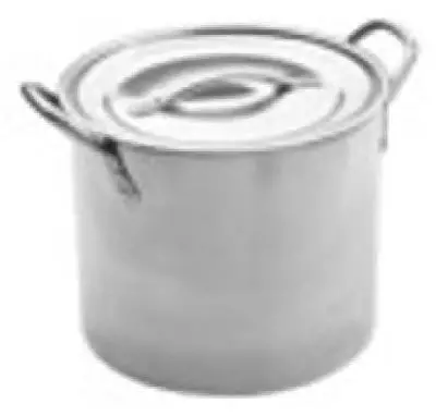 16-Quart Brushed Stainless Steel Stock Pot – Heavy-Duty Cooking Vessel 1