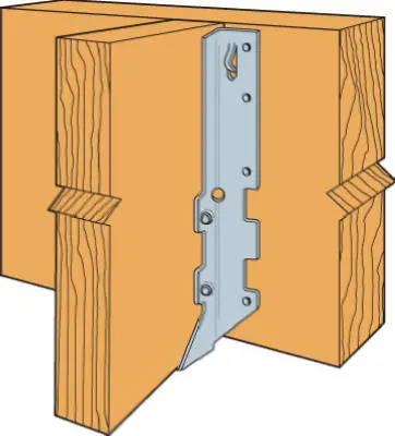18-Gauge 2X10 Double-Shear Galvanized Joist Hanger 1