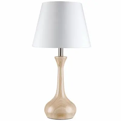 23-Inch Modern Table Lamp With Fabric Shade 1