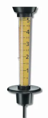 25-Inch Jumbo Rain Gauge And Outdoor Thermometer Combo 1