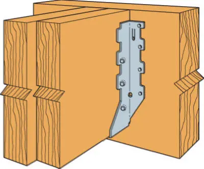 2X10 Double-Shear Joist Hanger – Heavy-Duty Steel 1