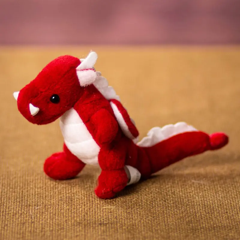4-Inch Red Dragon Plush – Mini Stuffed Animal 1