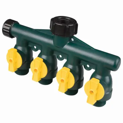 4-Way Adjustable Garden Hose Shut-Off Valve 1