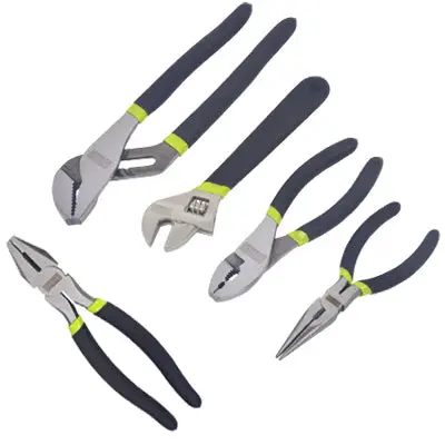 5-Piece Combination Pliers And Wrench Set – Multi-Function Hand Tool Kit 1