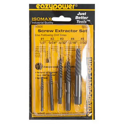5-Piece Spiral Screw Extractor Tool Set 1