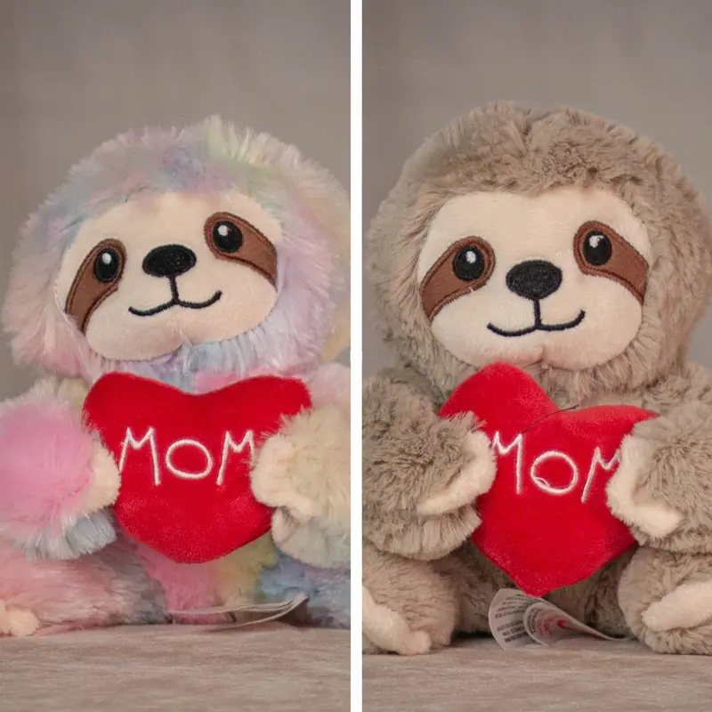 6-Inch Sloth Mom And Baby Plush Duo 1