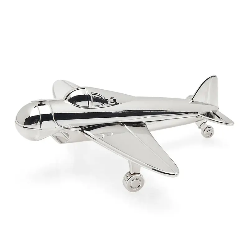 Aircraft-Themed Stainless Steel Bottle Opener | Godinger Silver Art Co. 1