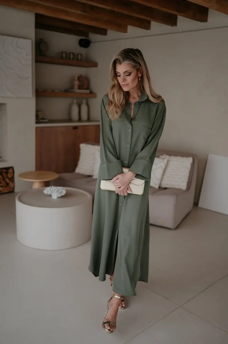 Alide Khaki Dress 1