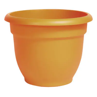 Ariana Self-Watering Planter – Earthy Yellow, 12-Inch Plastic Pot 1