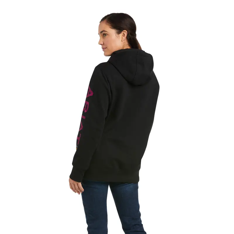 Ariat Women'S Rebar Graphic Hooded Sweatshirt – Comfortable Workwear Hoodie 1