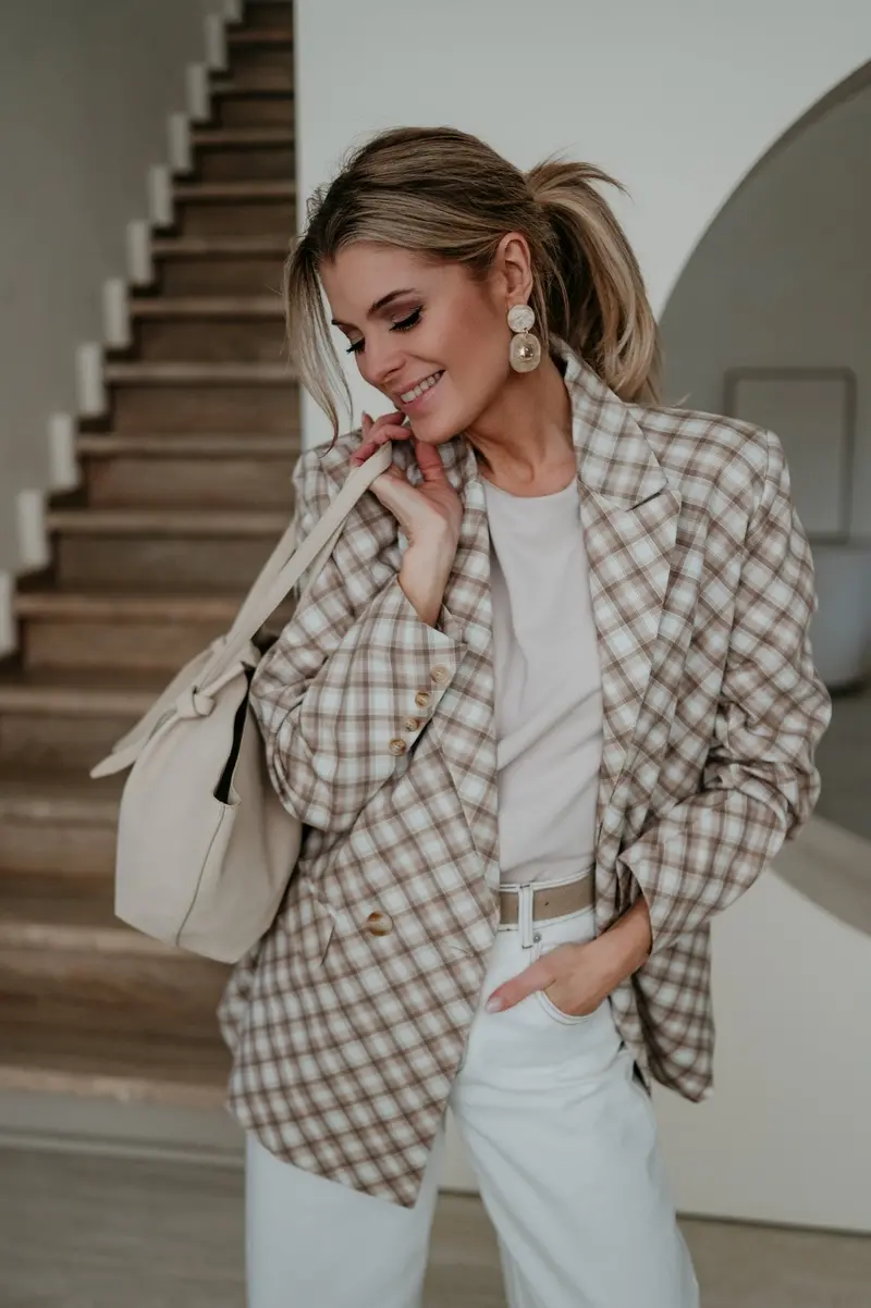 Beige Eletto Blazer 1