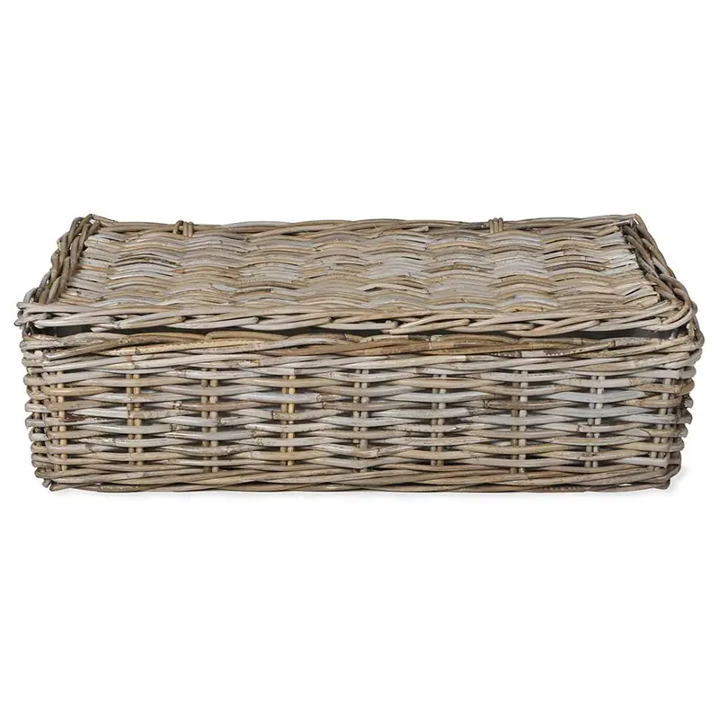 Bembridge Woven Storage Basket With Lid 2