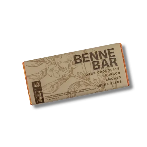 Benne Seed Chocolate Bar With Bourbon-Smoked Sesame And Dark Cocoa 1