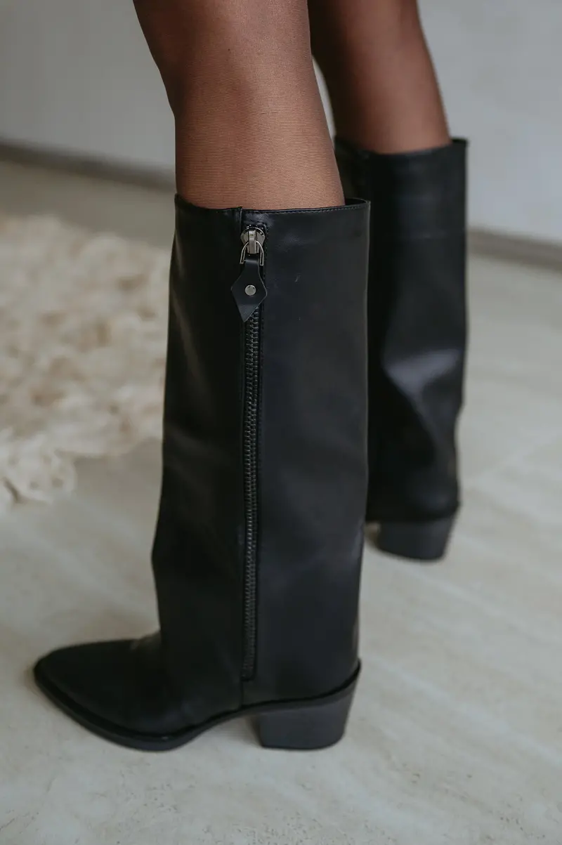 Bredine Black Ankle Boots 1
