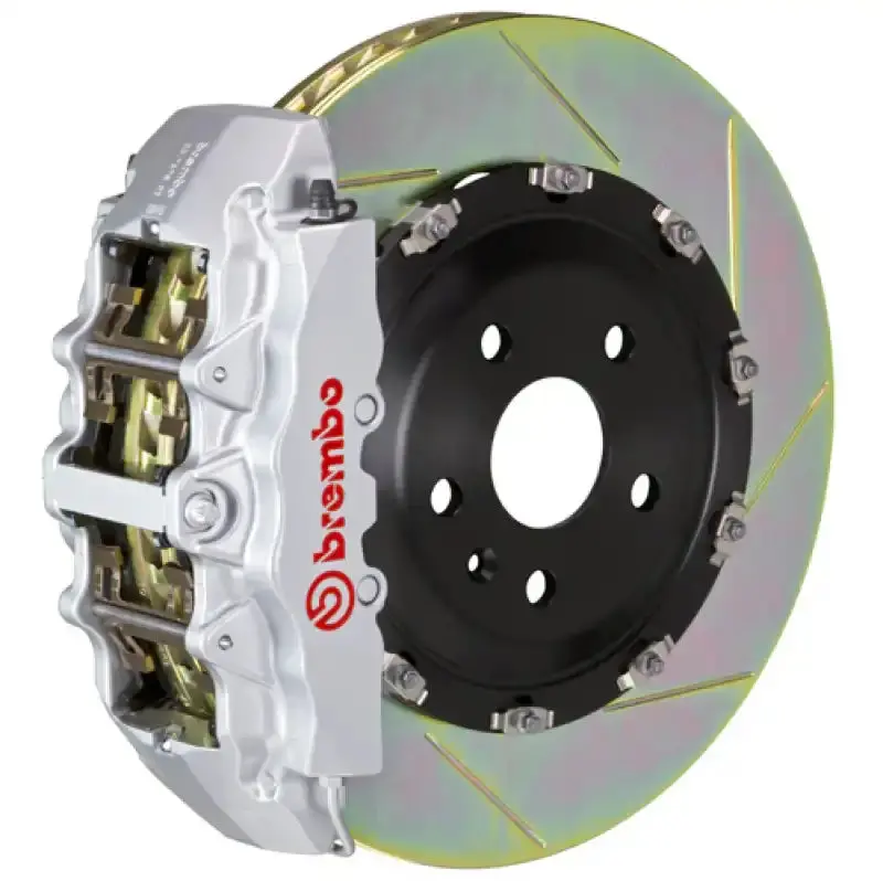 Brembo 6-Piston Front Brake Kit With Slotted Two-Piece Rotors (380X34Mm) For 2014–2018 Gmc Sierra 1500 1