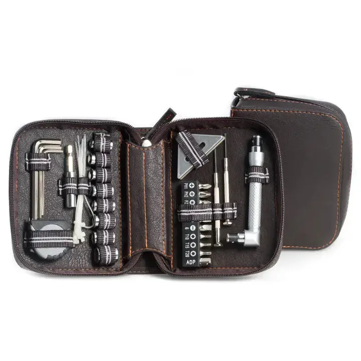 Brown Multi-Function Gentleman’S Utility Tool Set | Bey-Berk 1