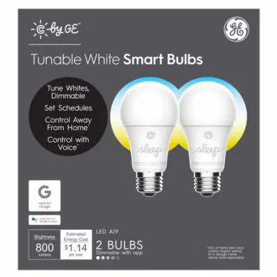 C-Sleep Smart Led Bulb – Soft White & Daylight Tunable, 800 Lm, 11W, 2-Pack 1