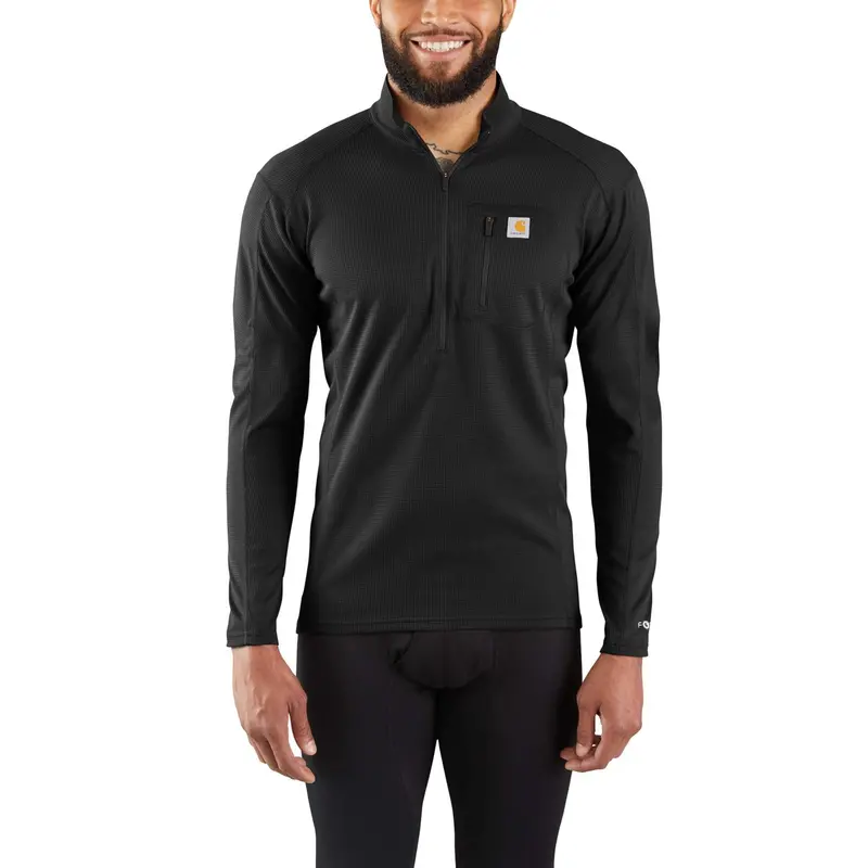 Carhartt Base Force Midweight Tech Quarter-Zip Base Layer For Men 1