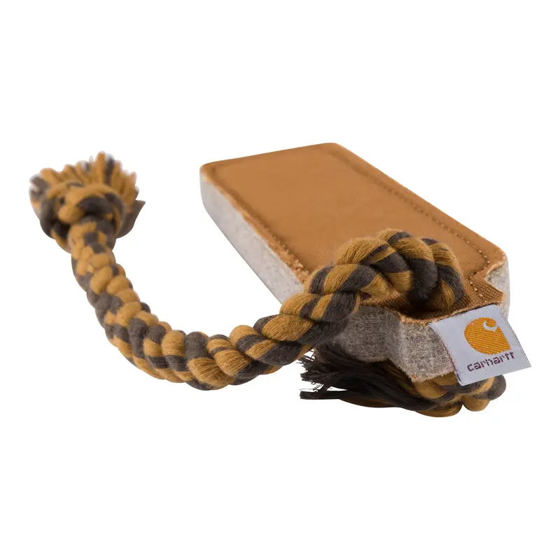 Carhartt Durable Canvas & Felt Chew Toy For Dogs 1