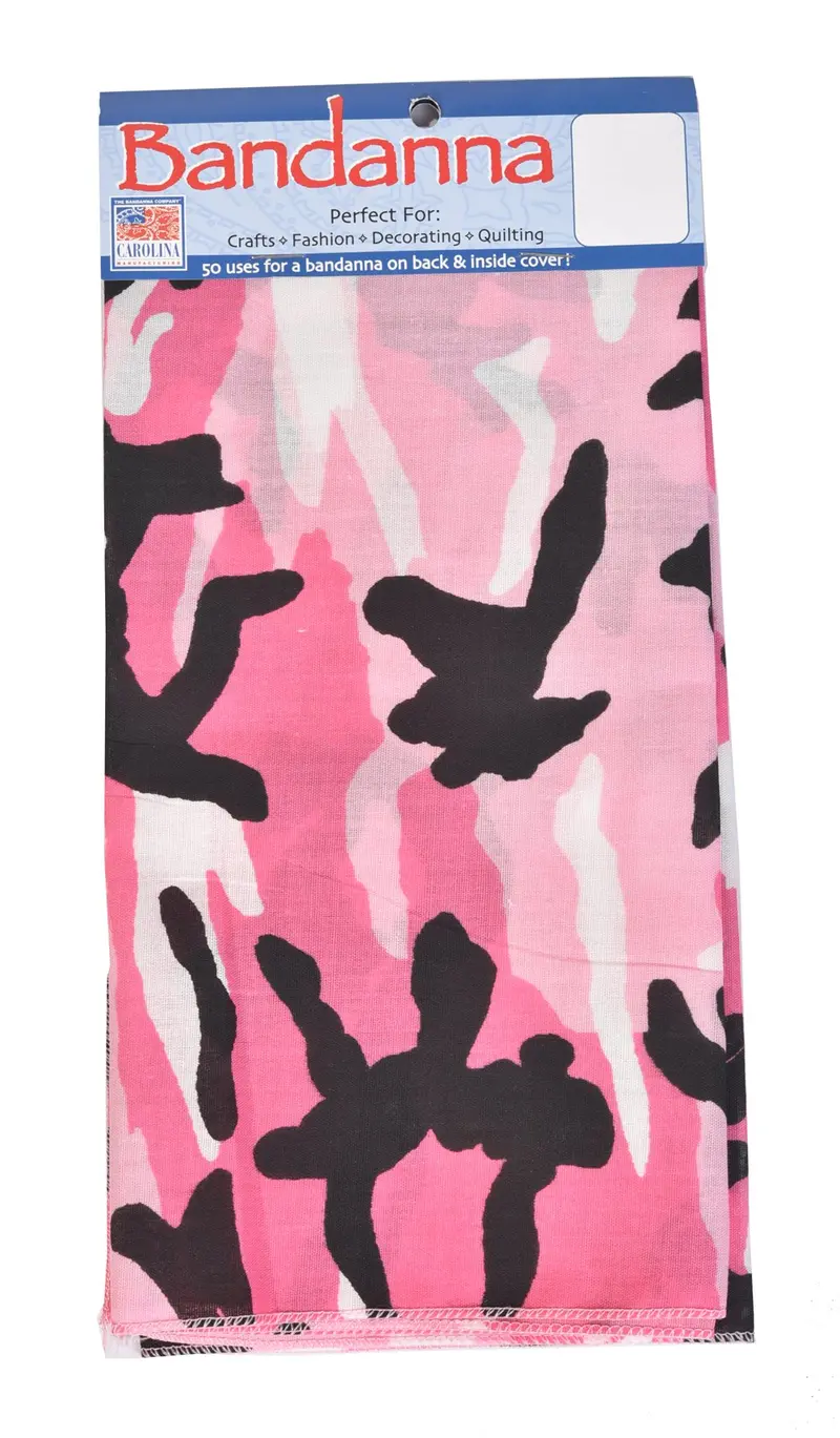 Carolina Creative Camo Bandana – 22-Inch Reversible Hunting & Utility Accessory 1