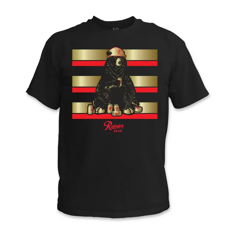 Casual Industrees "Rainier Bear Hard Hat" Hi-Vis Short Sleeve T-Shirt 1