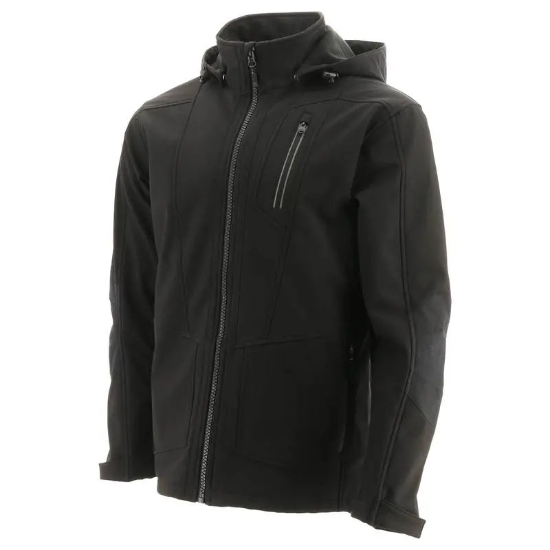 Cat Triton Men'S Hooded Soft Shell Jacket 1