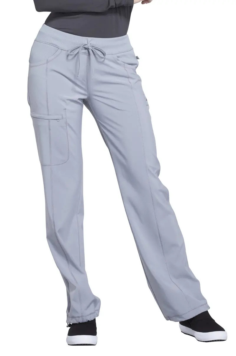 Cherokee Infinity Women'S Low-Rise Straight-Leg Scrub Pants With Drawstring Waist 1