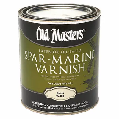 Clear Gloss Exterior Spar-Marine Varnish (Oil-Based) – 32 Oz 1