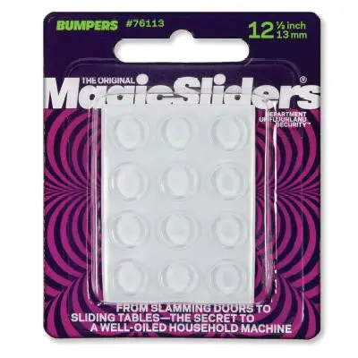 Clear Self-Stick Bumper Pads – 0.5-Inch Round, 12-Pack 1