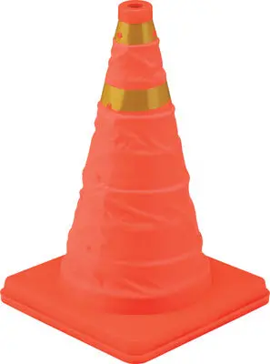 Collapsible Orange Safety Cone – 16-Inch Height For Sports & Traffic Control 1