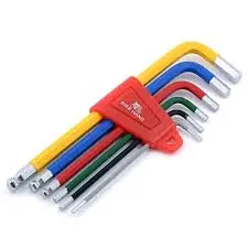 Color-Coded Ball-End Hex Key Set (2–6 Mm, 6-Piece) 1