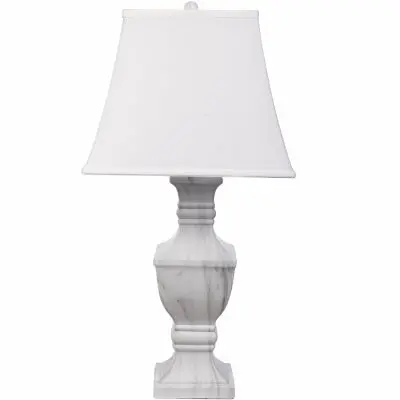 Contemporary Table Lamp – 28-Inch Height With Adjustable Shade 1