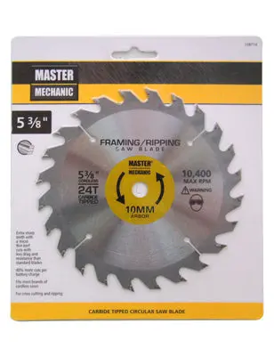 Cordless Circular Saw Blade – 24-Tooth, 5-3/8-Inch Diameter 1