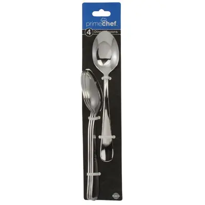 Delson Stainless Steel Dinner Spoons – 4-Piece Set 1