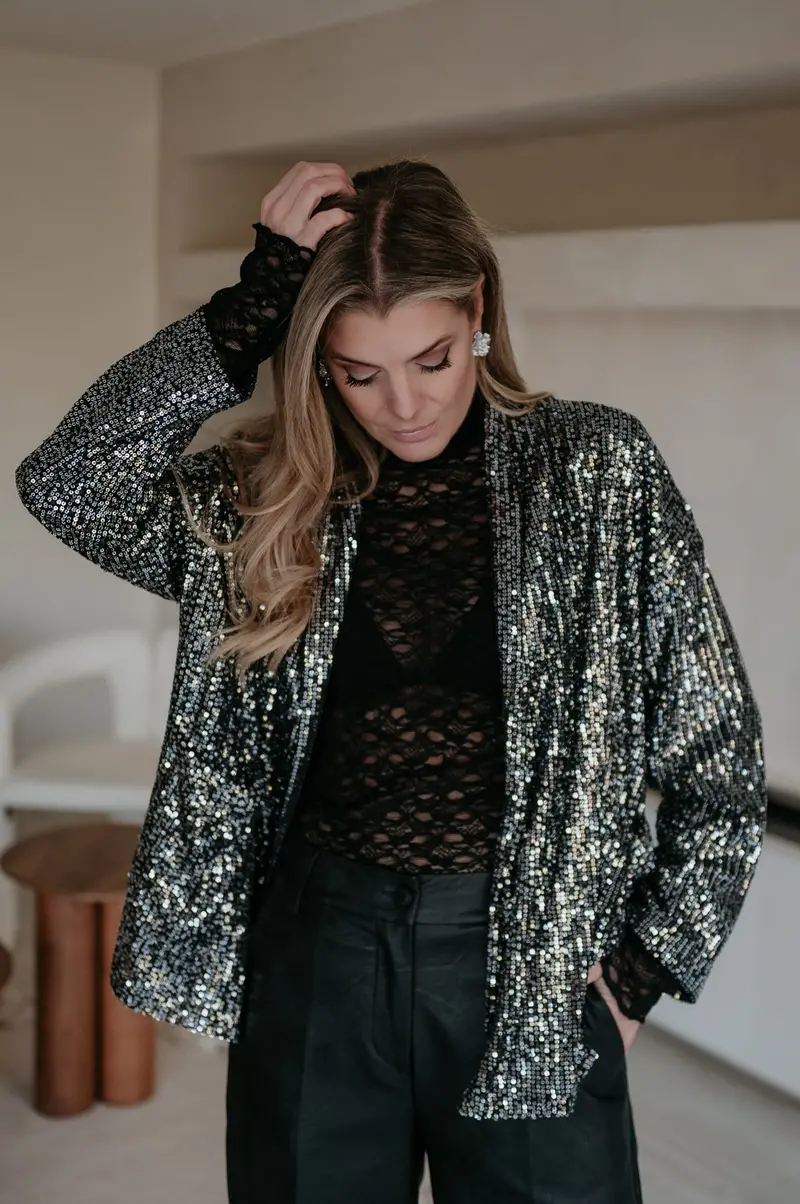 Dipinto Black Structured Blazer 1