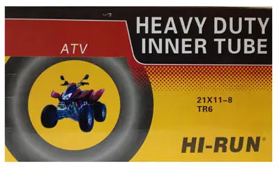 Dual-Size Atv Inner Tube – 20 X 8.00/21 X 7.00-10", Tr6 Valve Stem 1