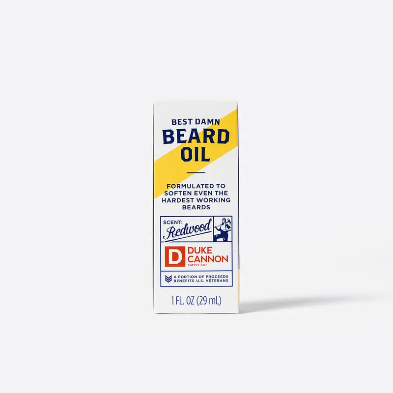 Duke Cannon Beard Oil – Nourishing Blend, 1 Oz Dropper Bottle 1