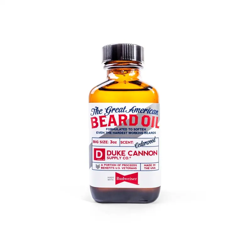 Duke Cannon Great American Beard Oil – Budweiser-Infused Formula, 30 Ml 1