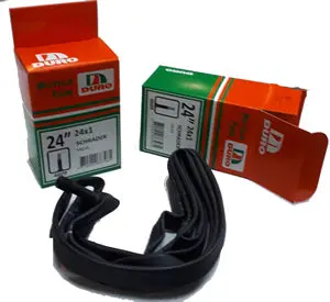 Duro 24×1 (25-540) Bicycle Inner Tube – Schrader Valve 1