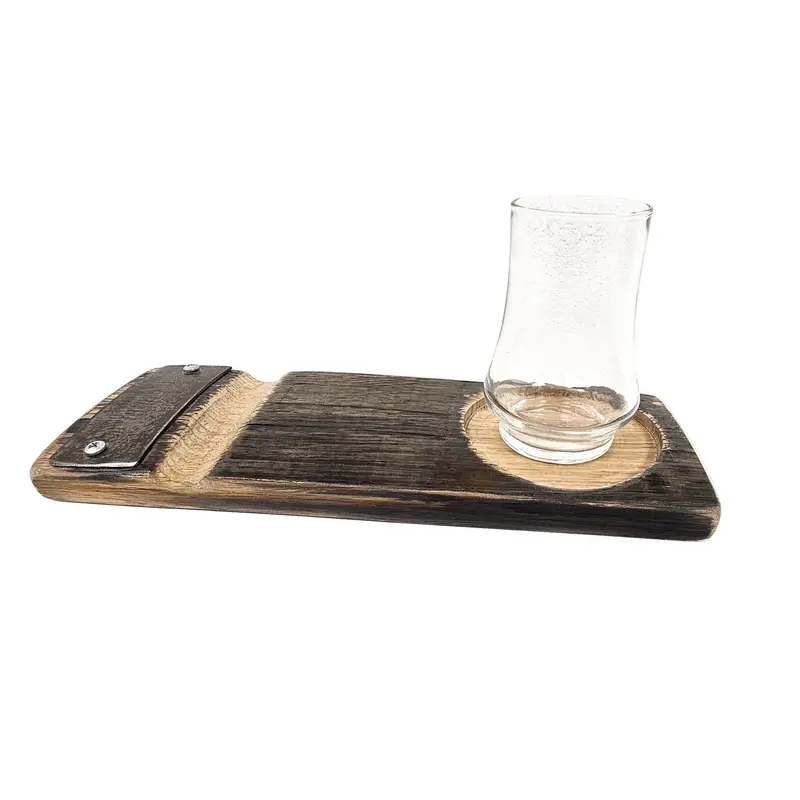 Elegant Dark Wood Cigar Tray – Hand-Finished Smoking Accessory 1