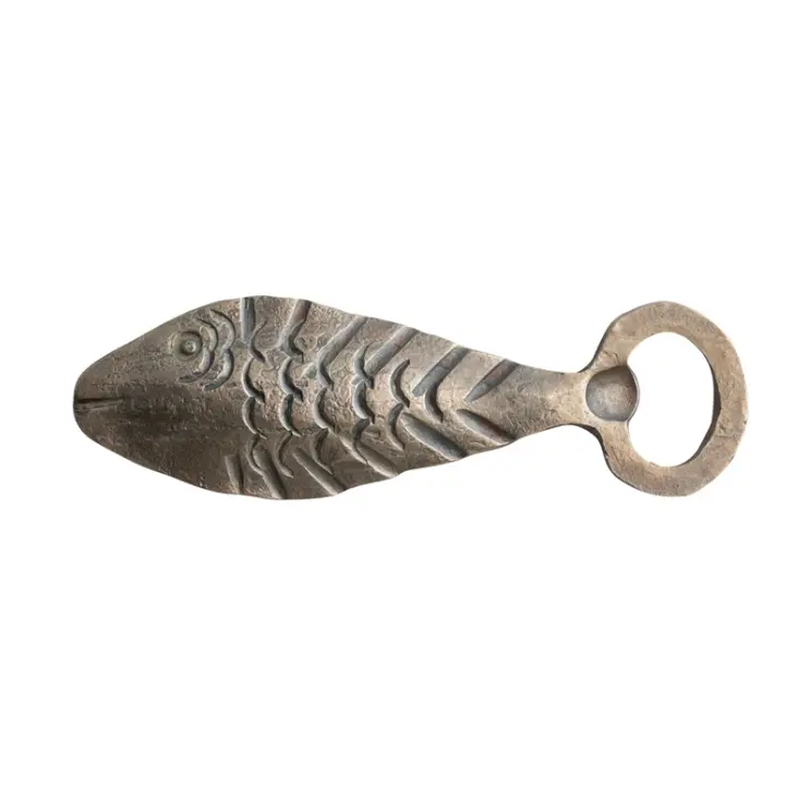 Fish-Shaped Cast Metal Bottle Opener 1
