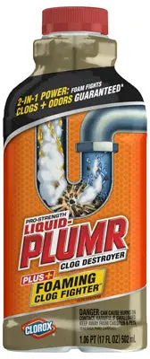 Foaming Drain Cleaner With Pipe Snake Action – 17 Oz 1