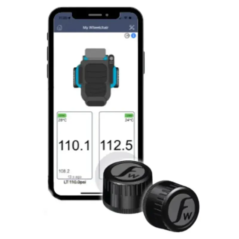 Fobo Wheely Smart Bluetooth 5 Tire Pressure Monitor For Wheelchairs 1